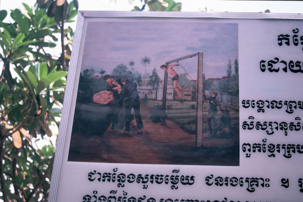 Kambodscha, Phnom Penh, S 21 Gefangenenlager der Roten Kmehr