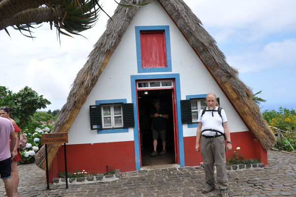 Madeira, Santana, Dreieckhäuser aus Colmo
