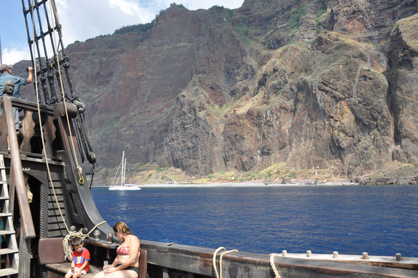 Madeira, Funchal, Bootsfahrt, Nachbau der Santa Maria von Christoph Kolumbus