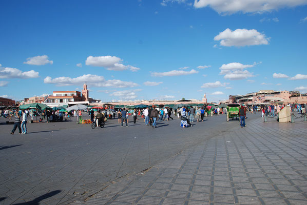 Marokko, Marrakesch, Platz Djema el Fnaa, Platz des jüngsten Gerichtes