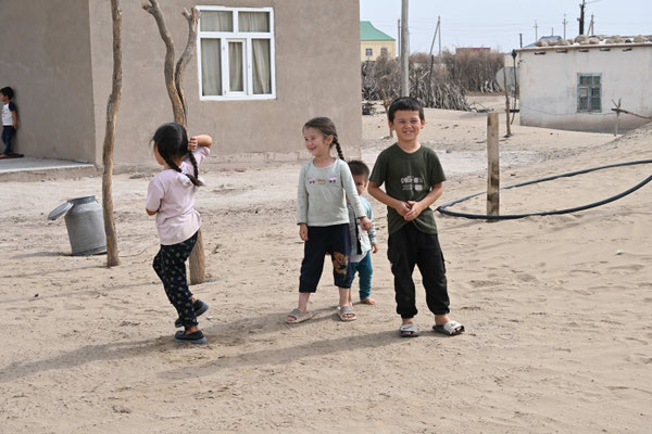 Turkmenistan, Besuch eines Dorfes
