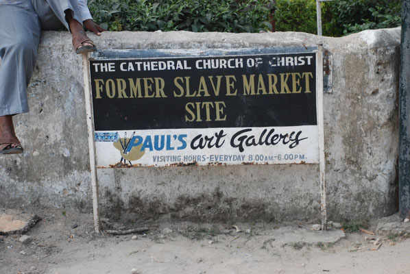 Sansibar, ehemaliger Sklavenmarkt
