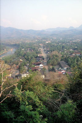 Laos, Luang Prabang, Blick vom Berg Phu Si