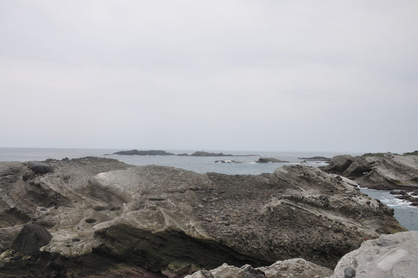 Taiwan, Felsen am Meer
