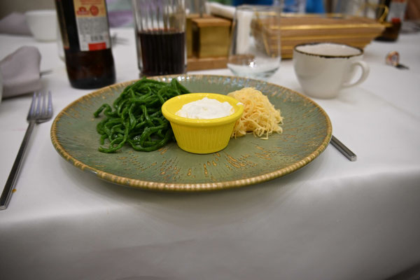 Usbekistan, Oase Chiwa bei Nacht, Restaurantbesuch