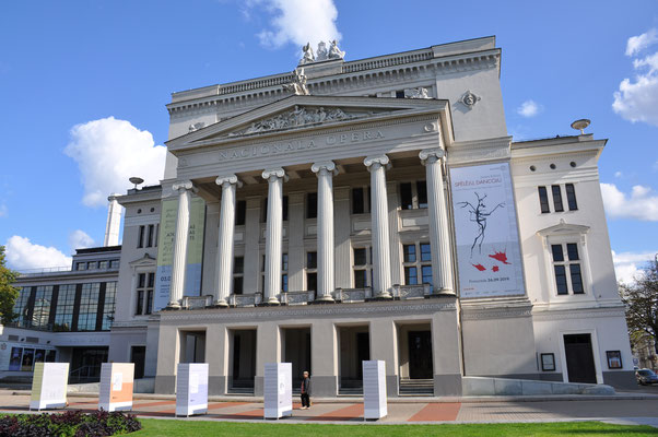 Lettland, Riga, Opernhaus