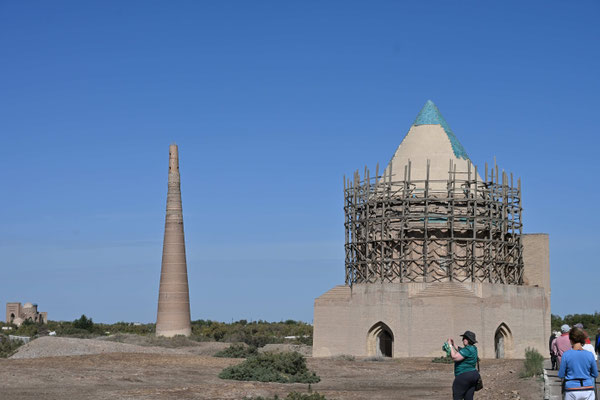 Turkmenistan, Konya Urgench, Ruinen der alten choresmischen Hauptstadt Gurgandsch
