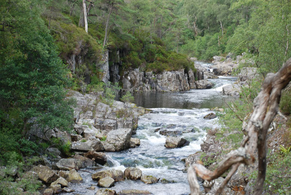 Schottland, Wanderung im Glen Affric, Loch Ness