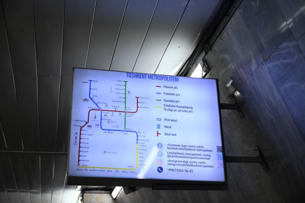 Usbekistan, Taschkent, U-Bahn