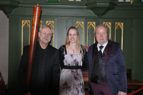 Eine Gemeinschaftsveranstaltung der Akademie für Alte Musik und KuBe e.V., „O temps divers…“, mit Bernhard Stilz von Heavenly Wood, Laura Demjan und Michael Britz, 09.03.2025, Deutschherrnkapelle, Saarbrücken