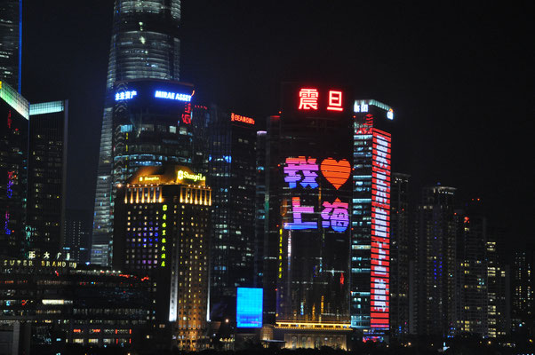 China, Shanghai bei Nacht