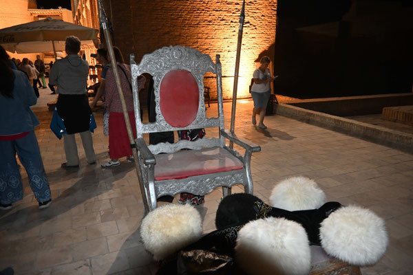 Usbekistan, Oase Chiwa bei Nacht