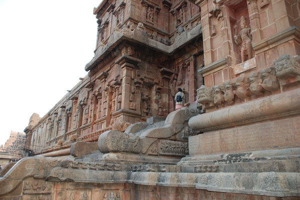Indien: Thanjavur, ehemalige Hauptstadt der Chola Dynastie mit Brihadishwara Tempel