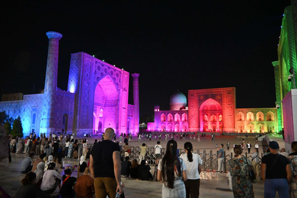 Usbekistan, Sarmakand bei Nacht