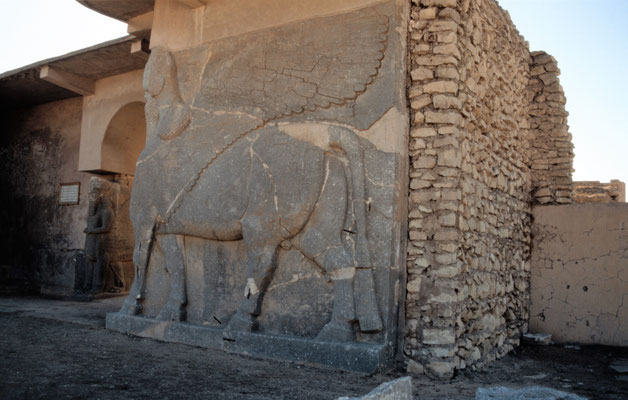 Irak, Nimrud, 2015 von der Terrormiliz IS zerstört