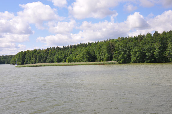 Fahrt auf dem Masurischen See Mazurski Park Krakjobrazobi
