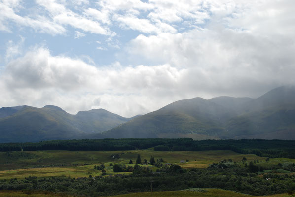 Schottland, Great Glen, Blick auf Ben Nevis, höchster Berg Großbritanniens