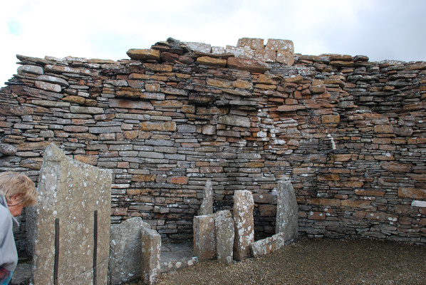 Schottland, Orkney Insel, Broch of Gurness (Wohnturmanlage der Picten)