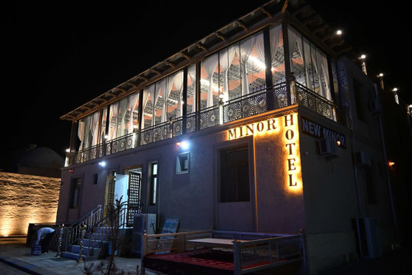 Usbekistan, Oase Chiwa bei Nacht