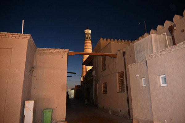 Usbekistan, Oase Chiwa bei Nacht