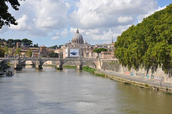 Italien, Rom, Tiber mit Justizpalast