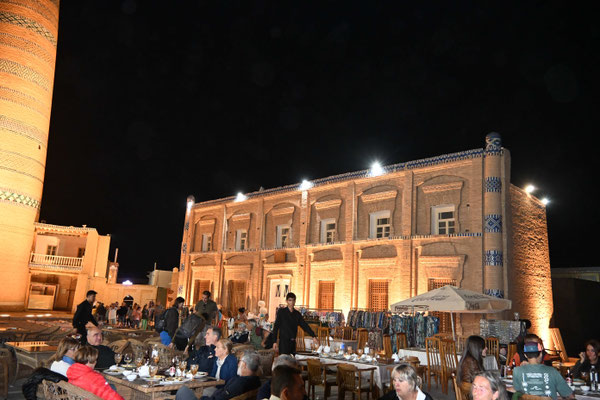 Usbekistan, Oase Chiwa bei Nacht