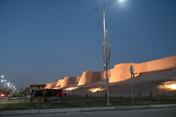 Usbekistan, Oase Chiwa bei Nacht