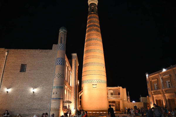 Usbekistan, Oase Chiwa bei Nacht