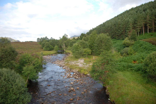 Schottland, Wanderung im Glen Affric, Loch Ness