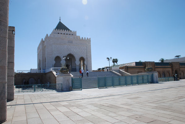 Marokko, Rabatt, Mausoleum für Mohammed V. und Hassan II.