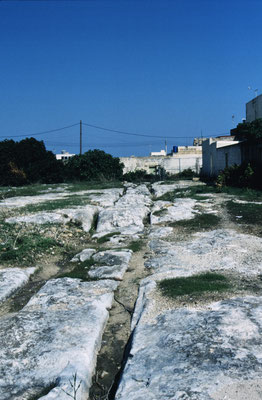 Malta, Wagenlinien aus der Antike