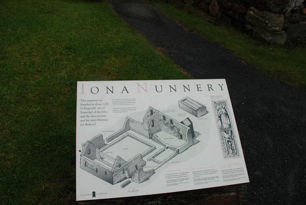 Schottland, Insel Iona, Ruine des Nonnenkloster