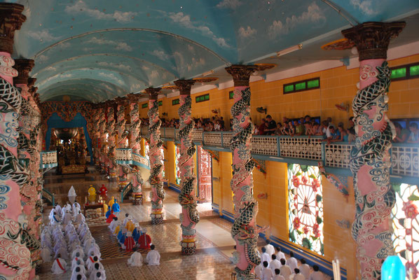 Vietnam, Tay Ninh Cao Dai Tempel