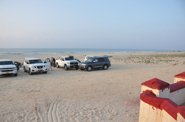 Oman, Shuwaymiyah, Übernachtung im Zelt am Strand
