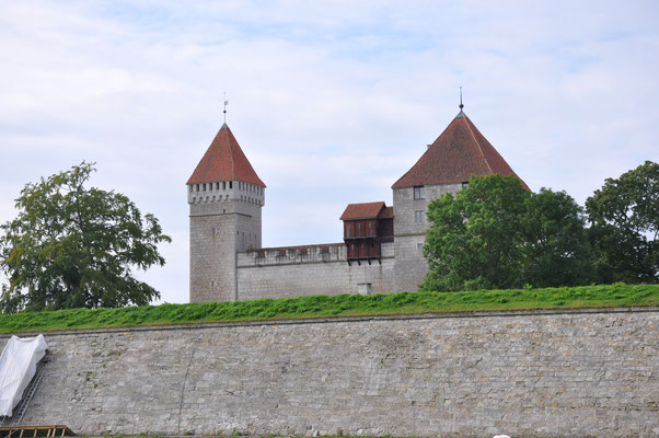 Estland, Insel Saarema, Kurasee, Burg des Deutschen Ordens