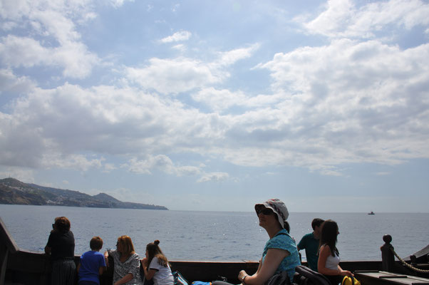 Madeira, Funchal, Bootsfahrt, Nachbau der Santa Maria von Christoph Kolumbus