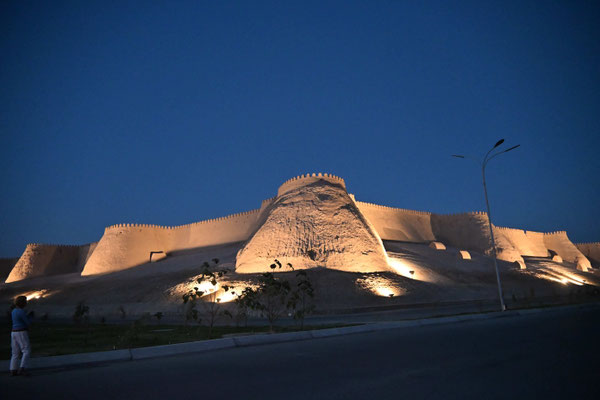 Usbekistan, Oase Chiwa bei Nacht