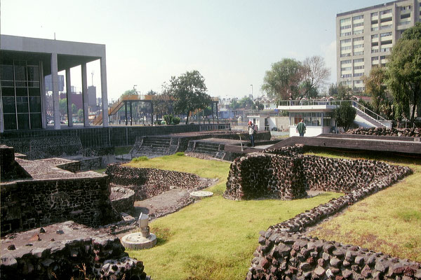 Mexiko, Mexiko-City, Ausgrabungen von Technochtitlan