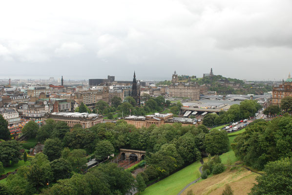 Schottland, Edinburgh, Edinburgh Castel, Blick von der Burg 