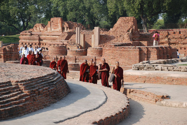 Indien, Sarnarth, Buddhas erste Predigt