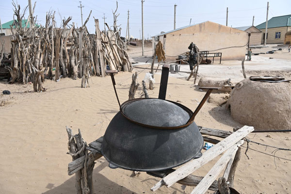 Turkmenistan, Besuch eines Dorfes