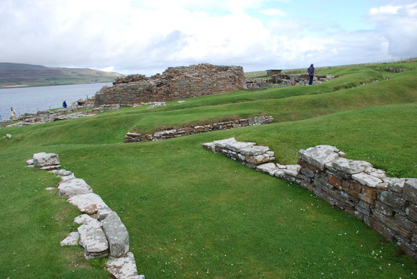 Schottland, Orkney Insel, Broch of Gurness (Wohnturmanlage der Picten)