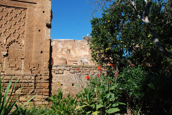 Marokko, Rabatt, Chellah Festung mit römischen Ruinen
