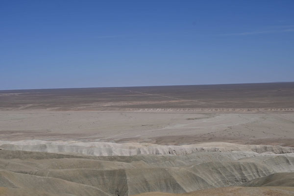 Turkmenistan, Überreste riesiger Korallenriffe aus dem Tetris Meer