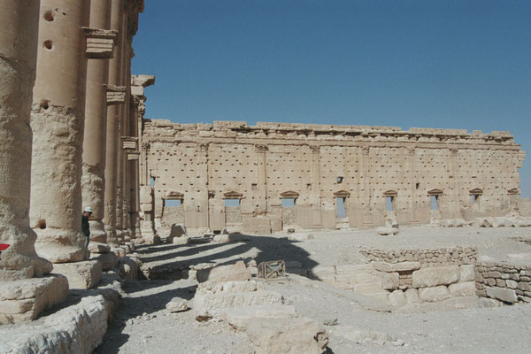 Syrien, Palmyra, Tempel des Bel (2015 von der Terrormiliz IS zerstört)