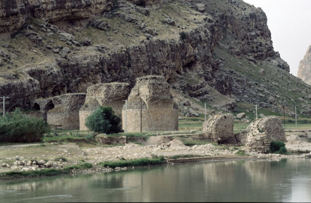 Iran, Reste das sassanitischen Brücke Pol-i-Dokthar (Brücke der Tochter)