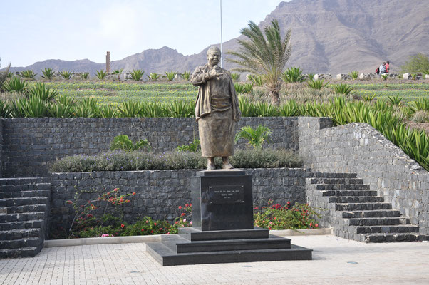 Kap Verden, Insel Sao Vicente, Denkmal von Cesária Évora