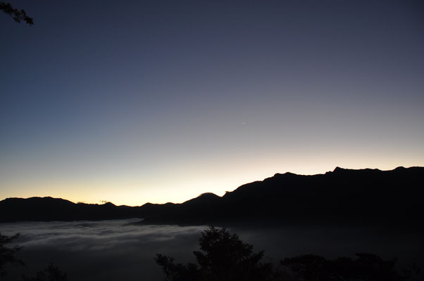Taiwan, Sonnenaufgang am Mount Zhu