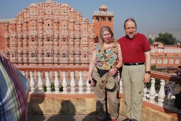 Indien, Jaipur, Hawa Mahal, Palast der Winde