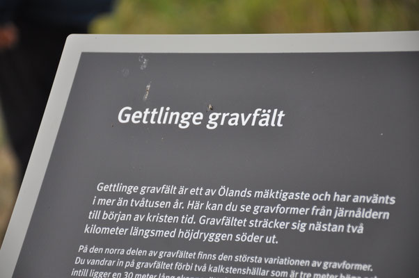 Schweden, Öland, Gräberfeld von Gettlinge